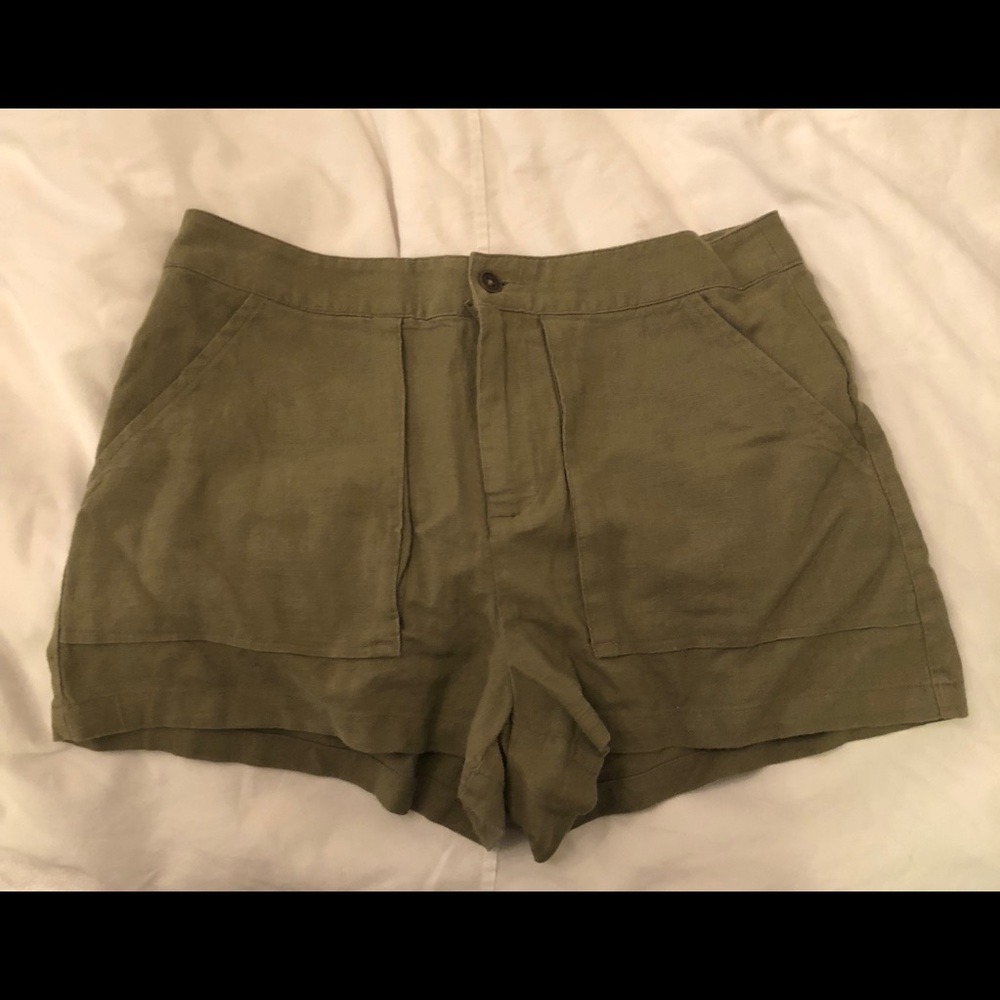 Green shorts